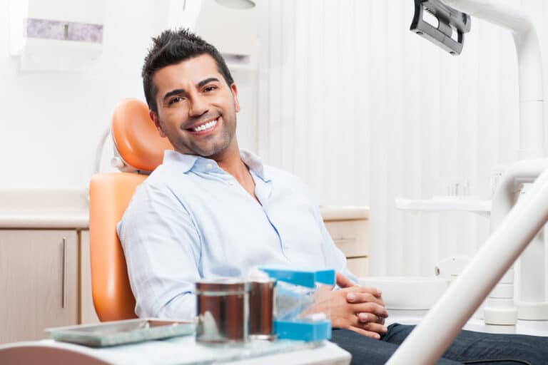 Man,At,The,Dentist,For,Dental,Care